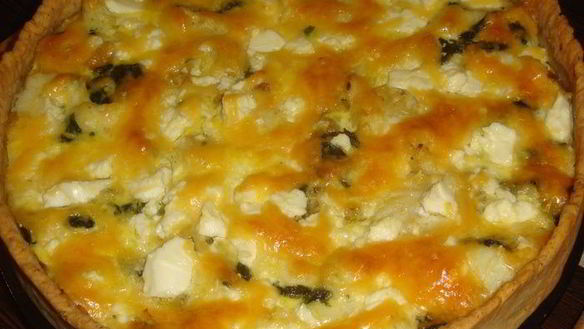 Рецепт Пирог с рыбой и шпинатом