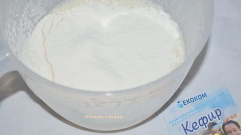 пирог с творожной начинкой