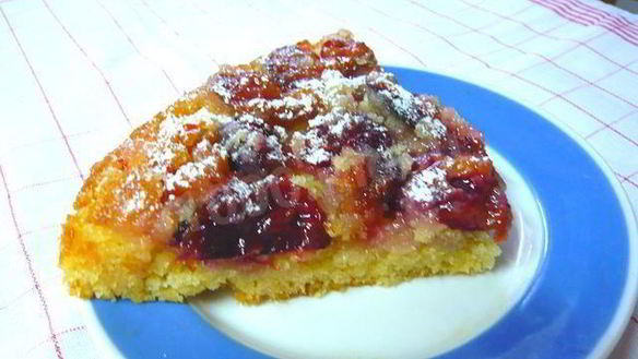 Рецепт Пирог Сливовый перевертыш