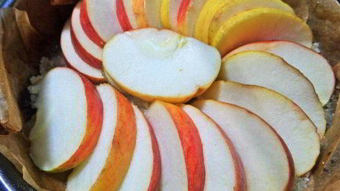 пирог яблочный без яиц