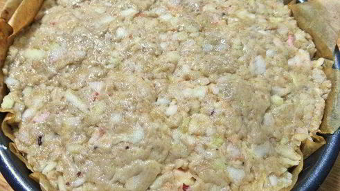 пирог яблочный без яиц