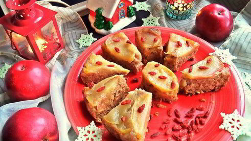 пирог яблочный без яиц