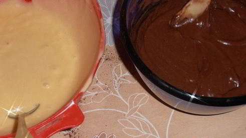 полосатый пирог