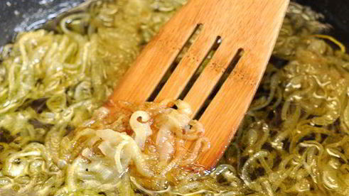 постный пирог с гречкой и семгой