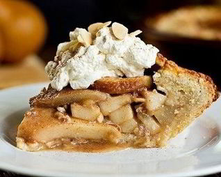 Сельский пирог с грушами