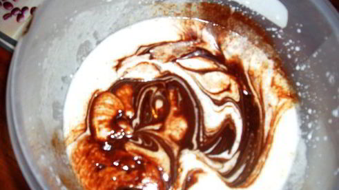 шоколадный пирог с карамелью