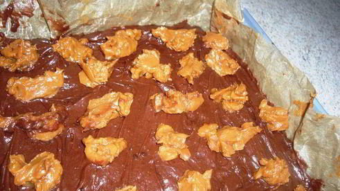 шоколадный пирог с карамелью