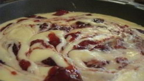 сладкий пирог с вареньем