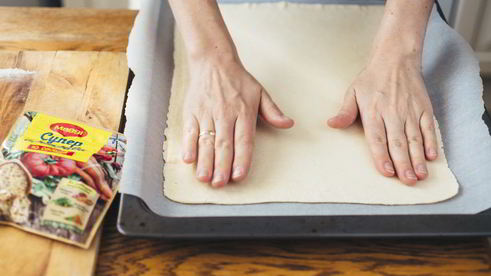 слоеный пирог рататуй