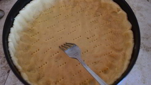 творожно-карамельный пирог с черносливом