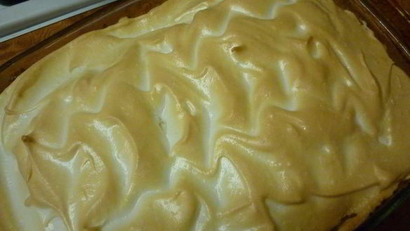 Рецепт Творожный пирог с безе Сама нежность