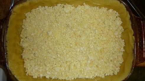 творожный пирог с безе сама нежность