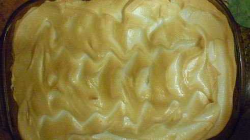 творожный пирог с безе сама нежность