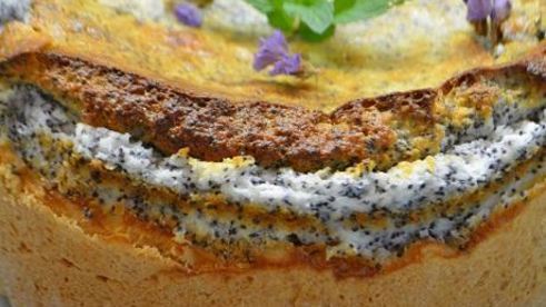 творожный пирог с маком