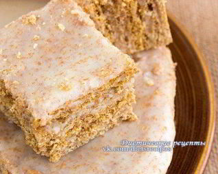 Творожный пирог с отрубями и клетчаткой