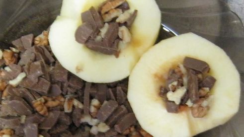 творожный пирог с яблоками