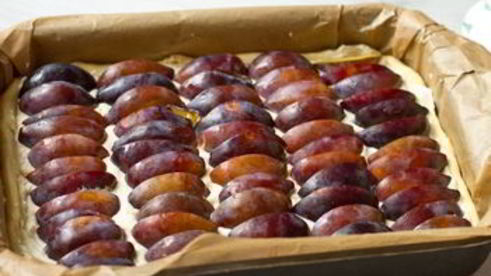 тюрингский пирог со сливами