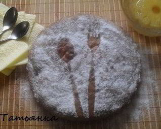 Винный пирог с ананасом