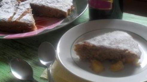 винный пирог с ананасом