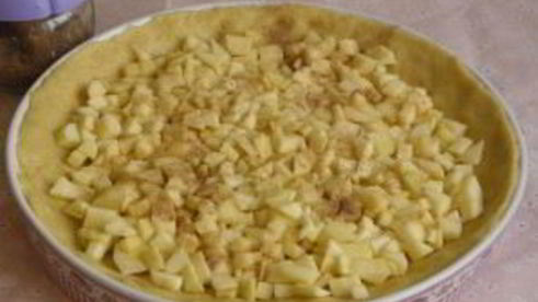 яблочный пирог с корицей