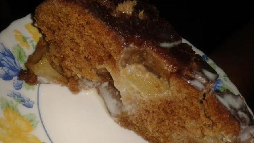 Рецепт яблочный пирог с заливкой