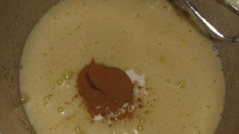 яблочный пирог с заливкой