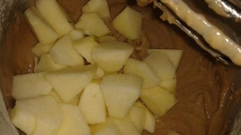 яблочный пирог с заливкой