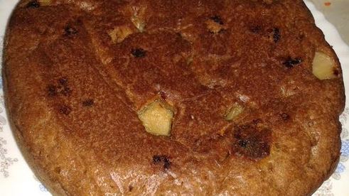 яблочный пирог с заливкой