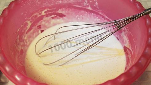 заливной пирог с яйцом и зеленым луком на кефире