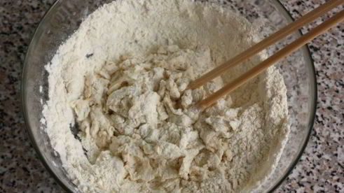 китайские пирожки с лососем