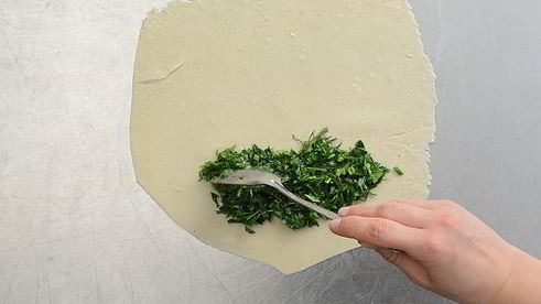 кутабы с зеленью