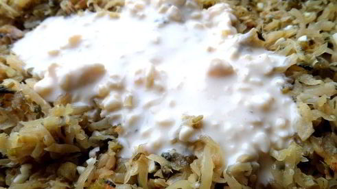 мини-пирожки с капустой, сельдереем, шпинатом и сыром