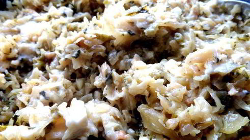 мини-пирожки с капустой, сельдереем, шпинатом и сыром