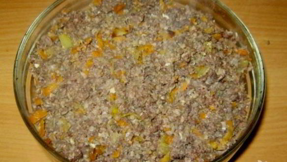 Рецепт Начинка для пирожков из ливера