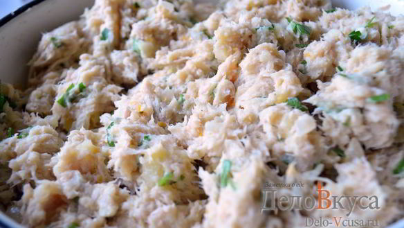 Рецепт Начинка для пирожков из вареного мяса и картошки