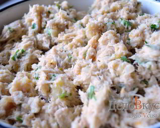 Начинка для пирожков из вареного мяса и картошки