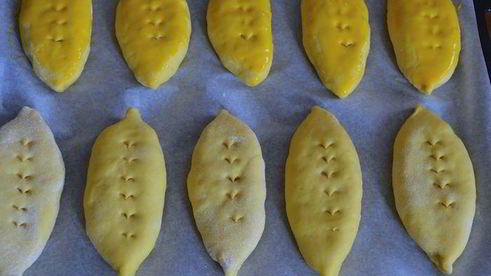 пирожки духовые с тунцом