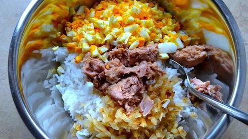 пирожки духовые с тунцом