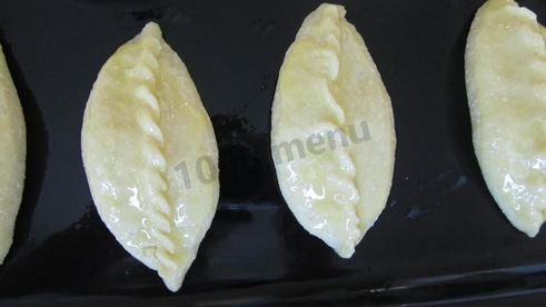 пирожки из бездрожжевого теста с яблочной начинкой