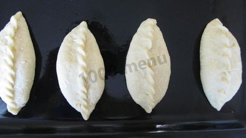 пирожки из бездрожжевого теста с яблочной начинкой