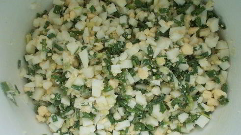 пирожки из детства с яйцом и зеленым луком