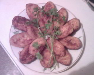 Пирожки из картошки с начинкой