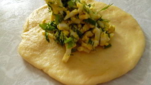 пирожки из творожного теста