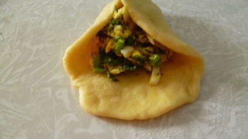 пирожки из творожного теста