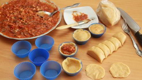 пирожки морской коктейль