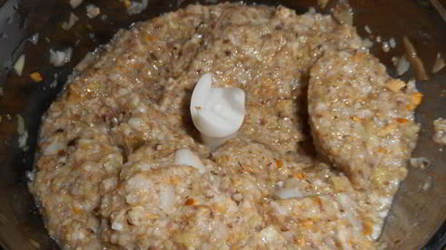 пирожки печеные с ливером и с грибами