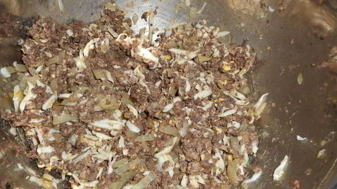 пирожки печеные с ливером и с грибами