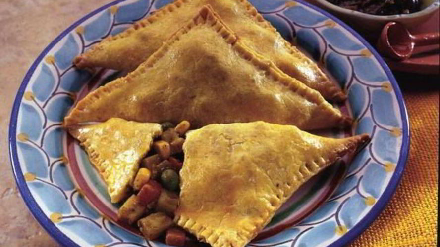 Рецепт пирожки с картофелем и овощами карри