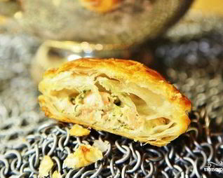 Пирожки с лососем