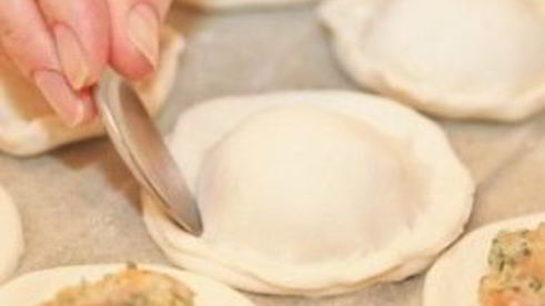 пирожки с лососем